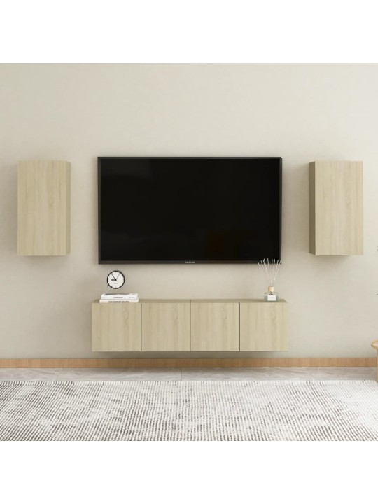 TV stolek dub sonoma 30,5x30x60 cm kompozitní dřevo