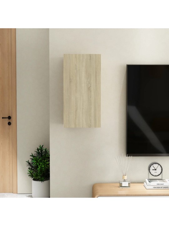 TV stolek dub sonoma 30,5x30x60 cm kompozitní dřevo