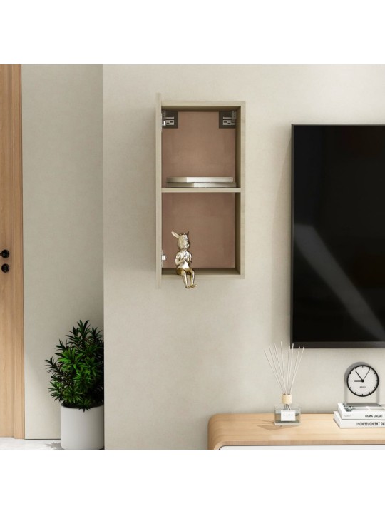 TV stolek dub sonoma 30,5x30x60 cm kompozitní dřevo