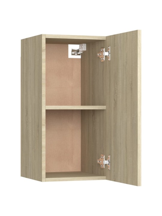 TV stolky 2 ks dub sonoma 30,5x30x60 cm kompozitní dřevo