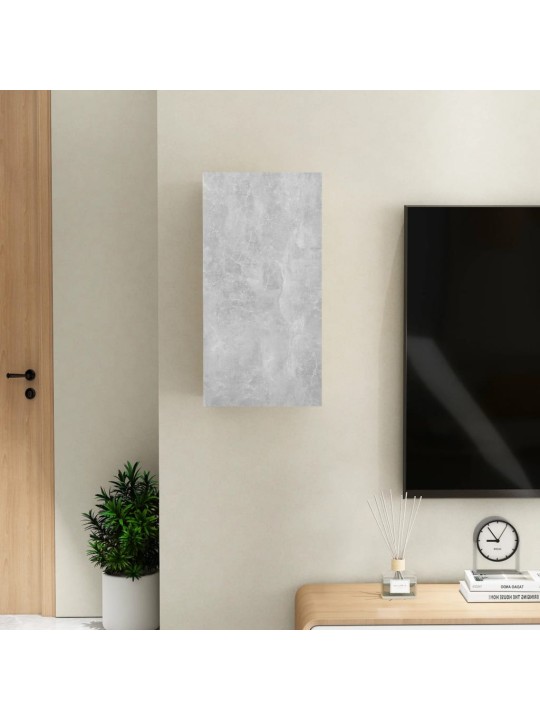 TV stolek betonově šedý 30,5x30x60 cm kompozitní dřevo
