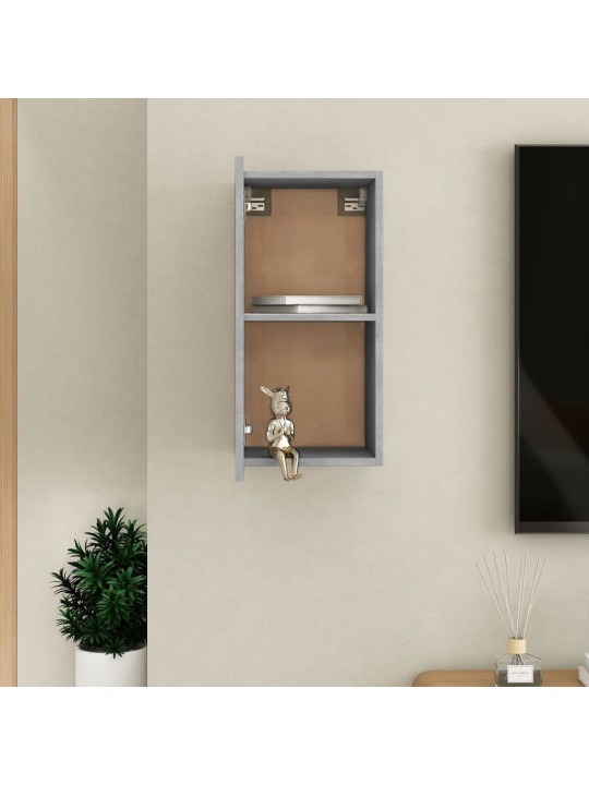 TV stolek betonově šedý 30,5x30x60 cm kompozitní dřevo