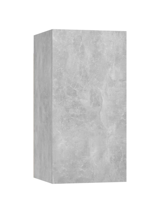 TV stolky 2 ks betonově šedé 30,5x30x60 cm kompozitní dřevo