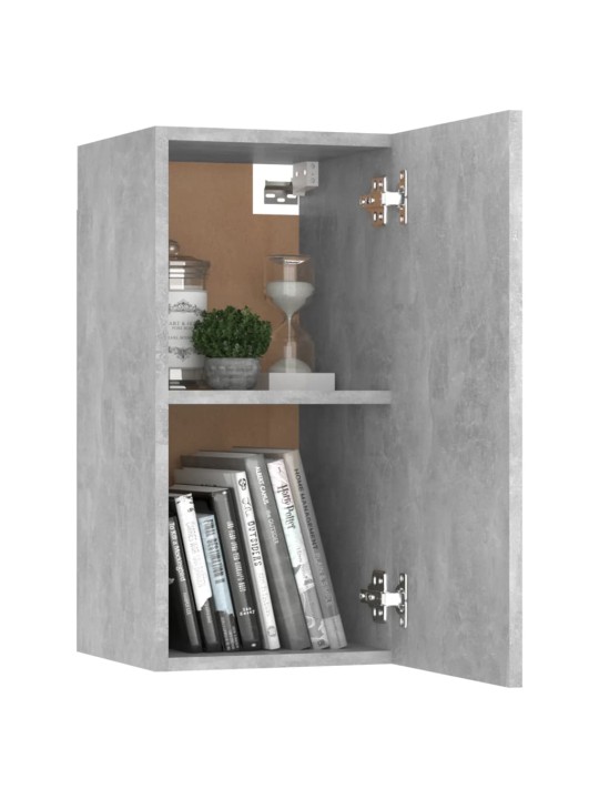 TV stolky 2 ks betonově šedé 30,5x30x60 cm kompozitní dřevo