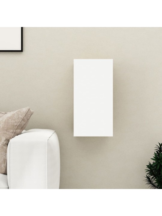TV stolky 2 ks bílé a dub sonoma 30,5x30x60 cm kompozitní dřevo