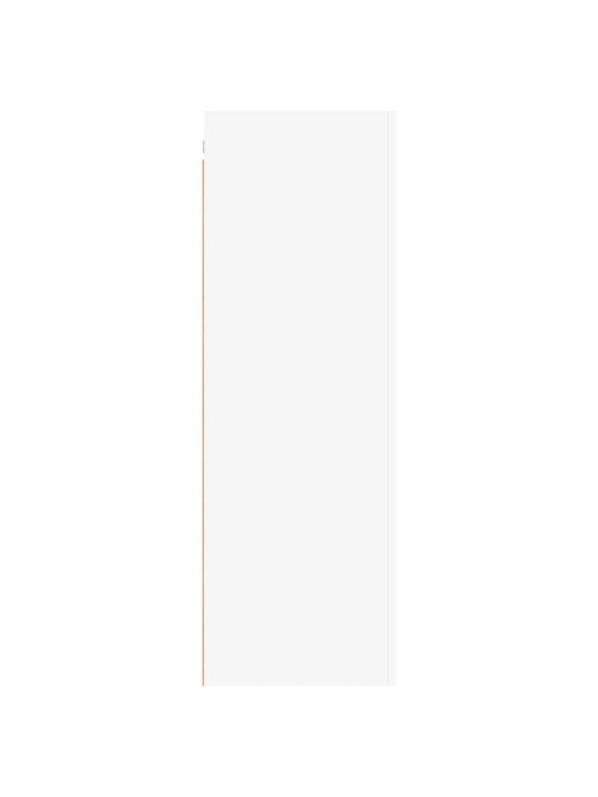 TV stolek bílý 30,5x30x90 cm kompozitní dřevo