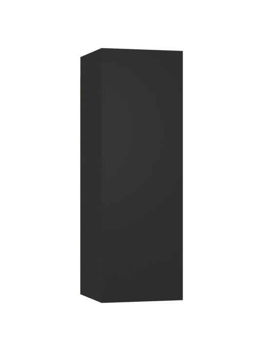 TV stolek černý 30,5x30x90 cm kompozitní dřevo