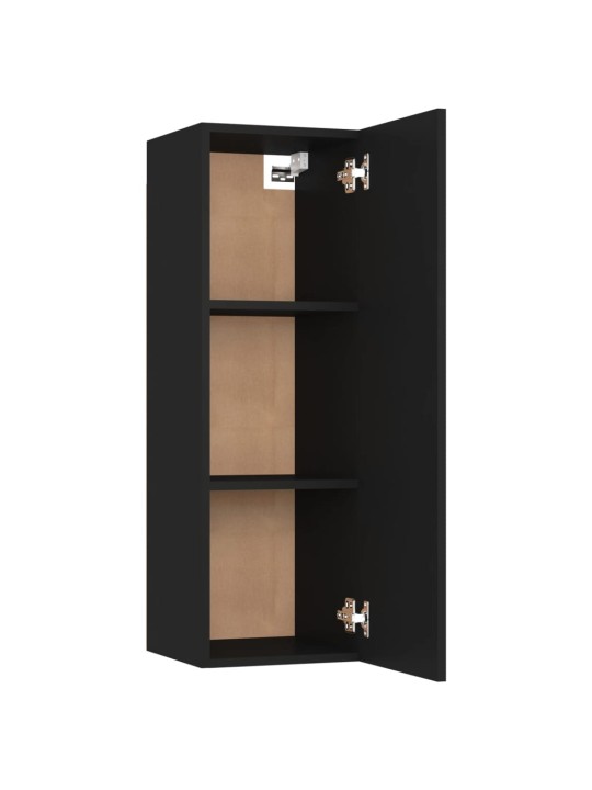 TV stolek černý 30,5x30x90 cm kompozitní dřevo