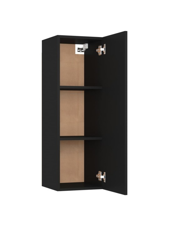 TV stolky 2 ks černé 30,5x30x90 cm kompozitní dřevo