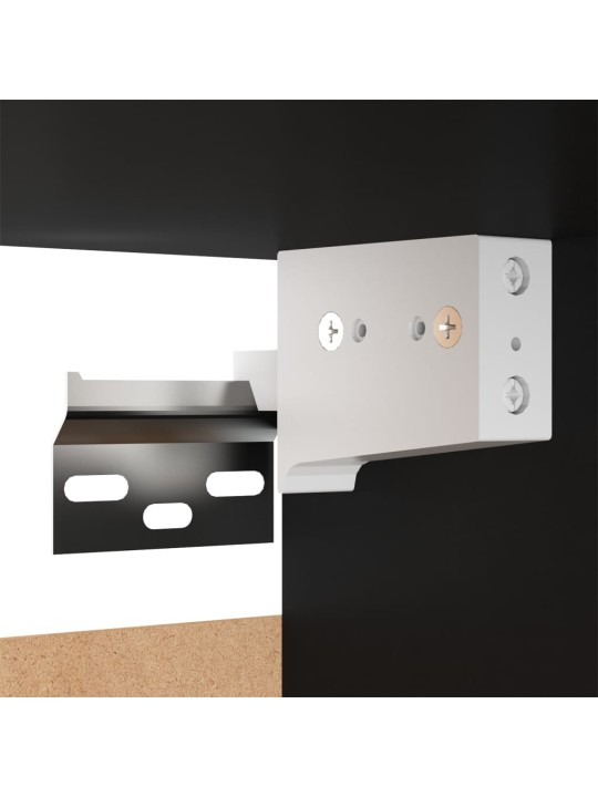 TV stolky 2 ks černé 30,5x30x90 cm kompozitní dřevo