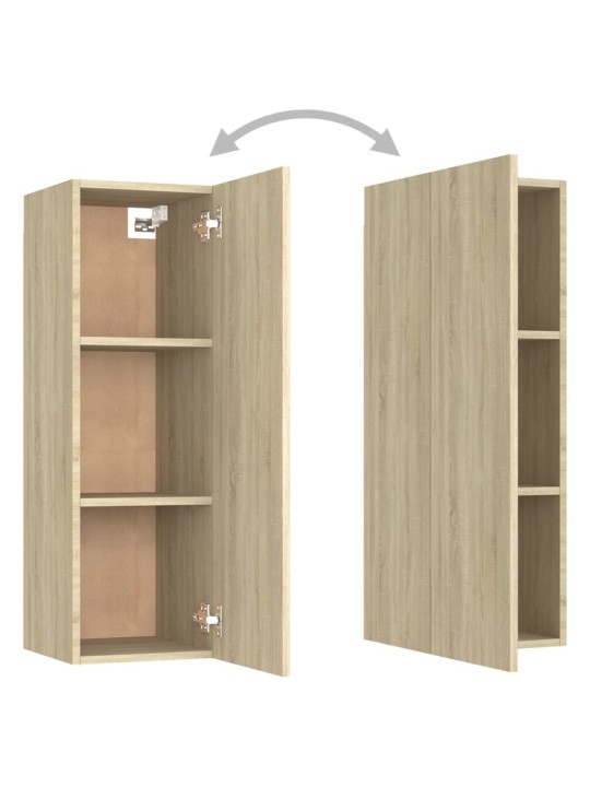 TV stolek dub sonoma 30,5x30x90 cm kompozitní dřevo
