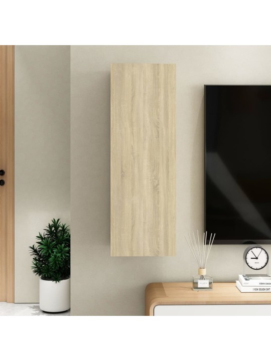 TV stolek dub sonoma 30,5x30x90 cm kompozitní dřevo