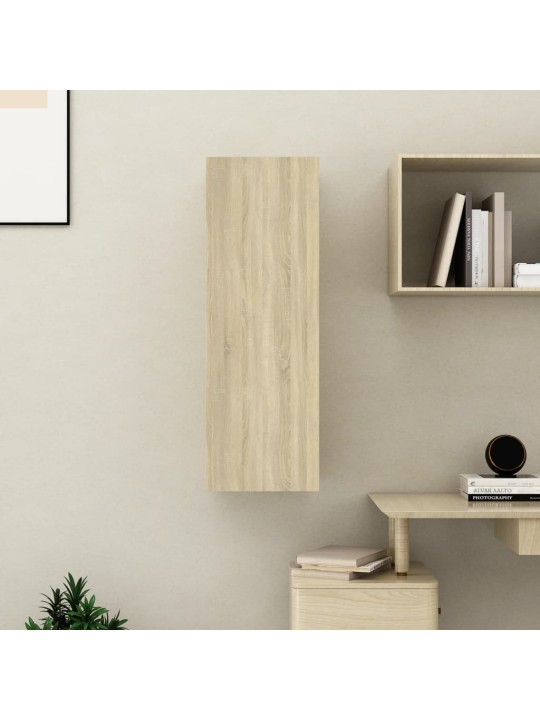 TV stolek dub sonoma 30,5x30x90 cm kompozitní dřevo