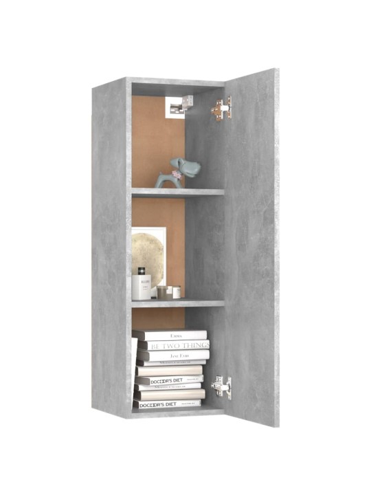TV stolek betonově šedý 30,5x30x90 cm kompozitní dřevo