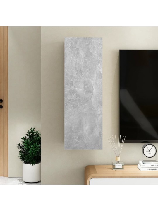 TV stolek betonově šedý 30,5x30x90 cm kompozitní dřevo