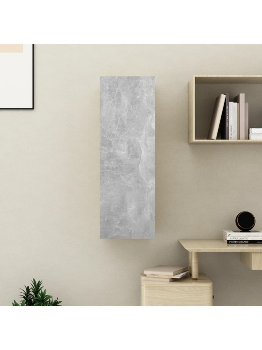 TV stolek betonově šedý 30,5x30x90 cm kompozitní dřevo