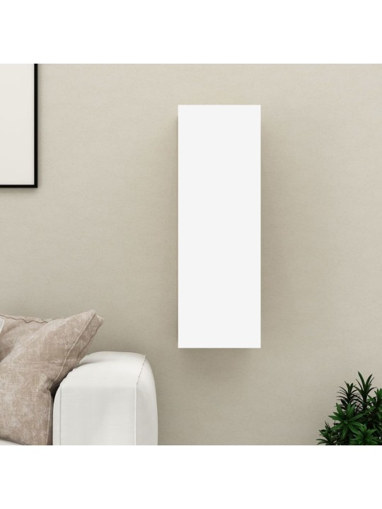 TV stolek bílý a dub sonoma 30,5x30x90 cm kompozitní dřevo