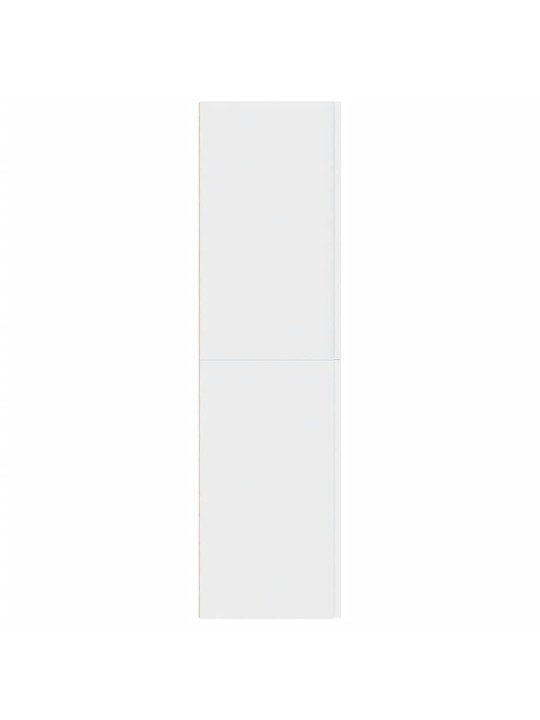 TV stolek bílý 30,5x30x110 cm kompozitní dřevo