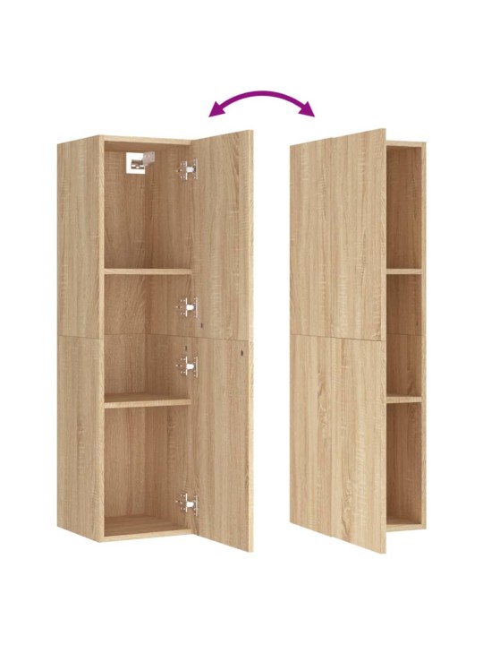 TV stolek dub sonoma 30,5x30x110 cm kompozitní dřevo