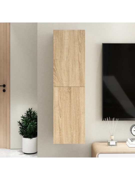 TV stolek dub sonoma 30,5x30x110 cm kompozitní dřevo