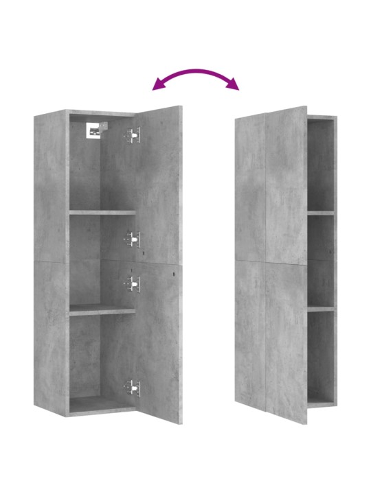 TV stolek betonově šedý 30,5x30x110 cm kompozitní dřevo