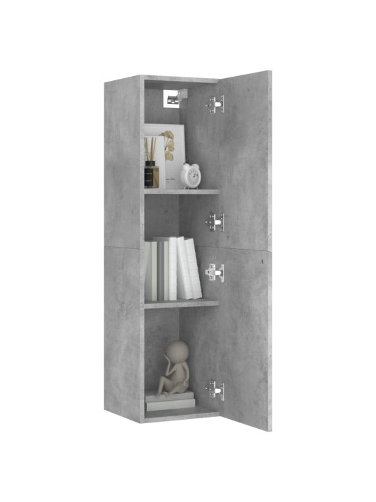 TV stolek betonově šedý 30,5x30x110 cm kompozitní dřevo