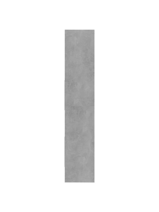 Knihovna betonově šedá 40 x 35 x 180 cm kompozitní dřevo