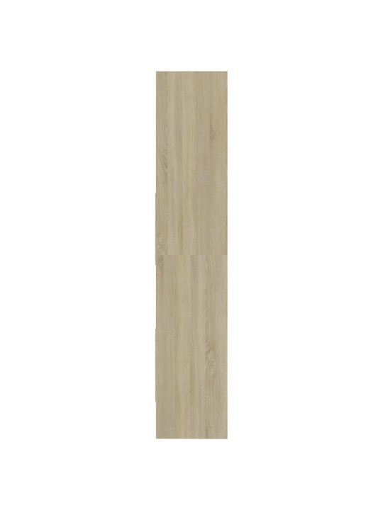 Knihovna dub sonoma 60 x 35 x 180 cm kompozitní dřevo