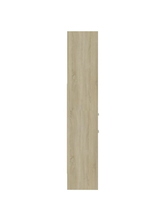 Knihovna dub sonoma 40 x 35 x 180 cm kompozitní dřevo