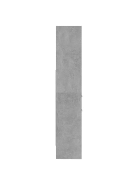 Knihovna betonově šedá 40 x 35 x 180 cm kompozitní dřevo