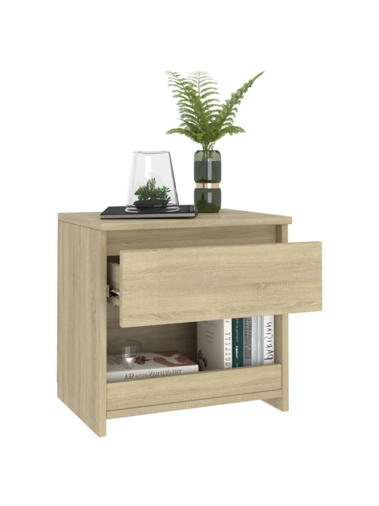 Noční stolky 2 ks dub sonoma 40 x 30 x 39 cm kompozitní dřevo