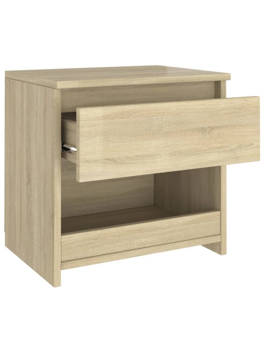 Noční stolky 2 ks dub sonoma 40 x 30 x 39 cm kompozitní dřevo