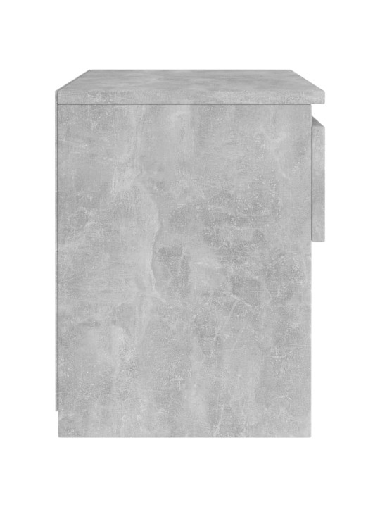 Noční stolky 2 ks betonově šedé 40x30x39 cm kompozitní dřevo