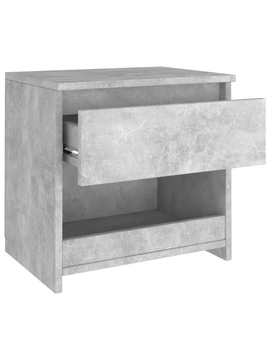 Noční stolky 2 ks betonově šedé 40x30x39 cm kompozitní dřevo