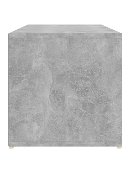 Botníková lavice betonově šedá 105x35x35cm kompozitní dřevo