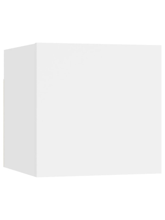 Nástěnná TV skříňka bílá 30,5x30x30 cm