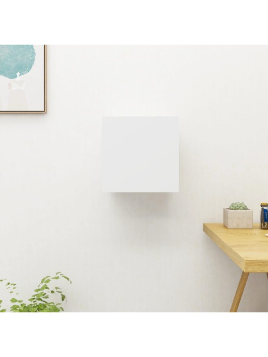 Nástěnná TV skříňka bílá 30,5x30x30 cm