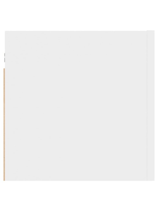 Nástěnné TV skříňky 2 ks bílé 30,5x30x30 cm