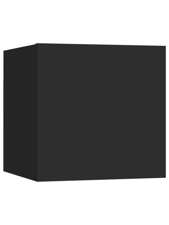 Nástěnná TV skříňka černá 30,5x30x30 cm