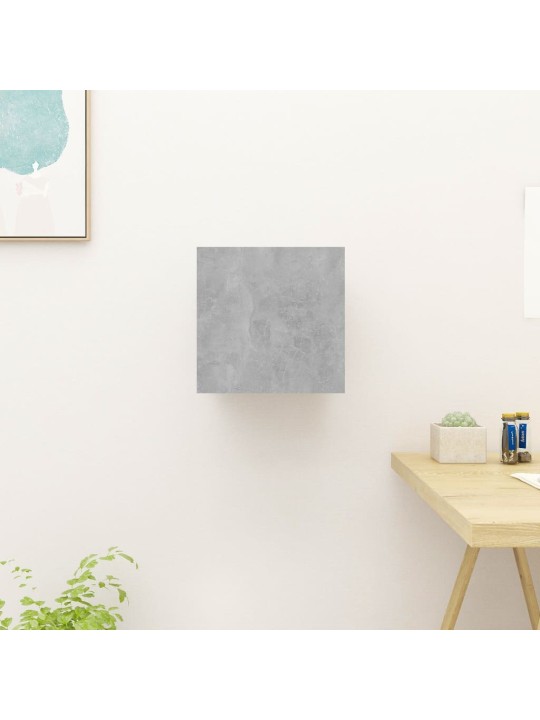 Nástěnná TV skříňka betonově šedá 30,5x30x30 cm