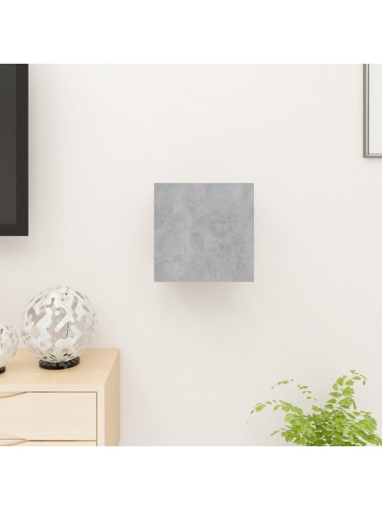 Nástěnná TV skříňka betonově šedá 30,5x30x30 cm