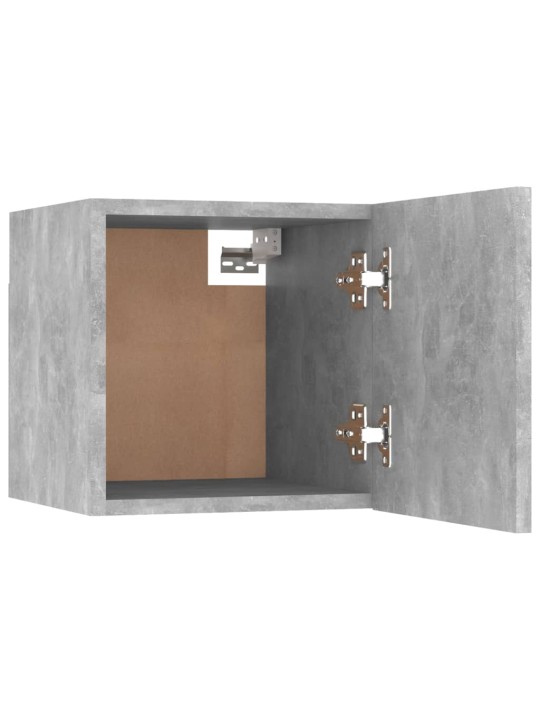 Nástěnné TV skříňky 2 ks betonově šedé 30,5x30x30 cm