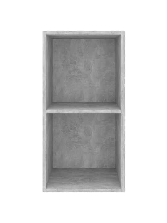 Nástěnná TV skříňka betonově šedá 37x37x72 cm kompozitní dřevo