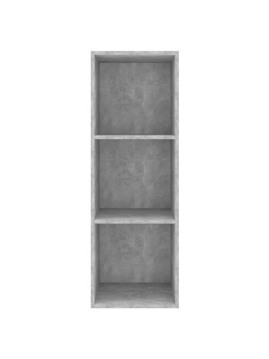 Nástěnná tv skříňka betonově šedá 37 x 37 x 107 cm dřevotříska