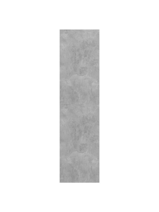 Nástěnná tv skříňka betonově šedá 37 x 37 x 142,5cm dřevotříska