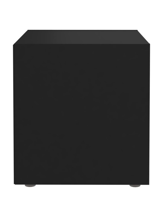 TV stolky 4 ks černé 37 x 35 x 37 cm kompozitní dřevo