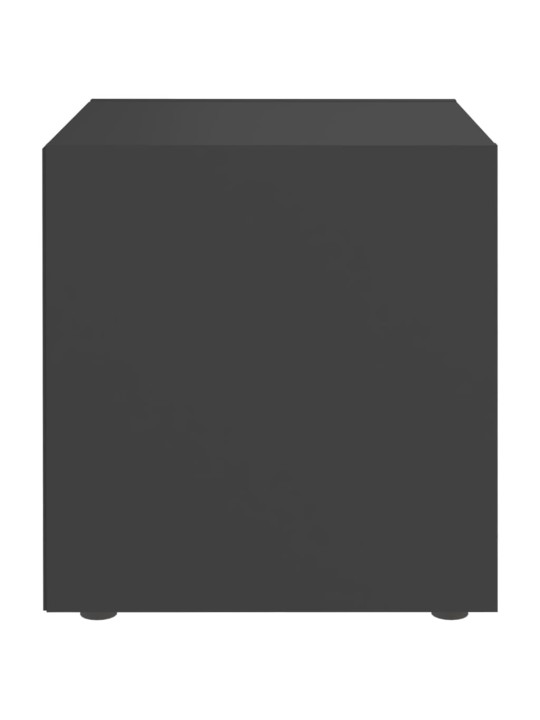 TV stolky 4 ks šedé 37 x 35 x 37 cm kompozitní dřevo
