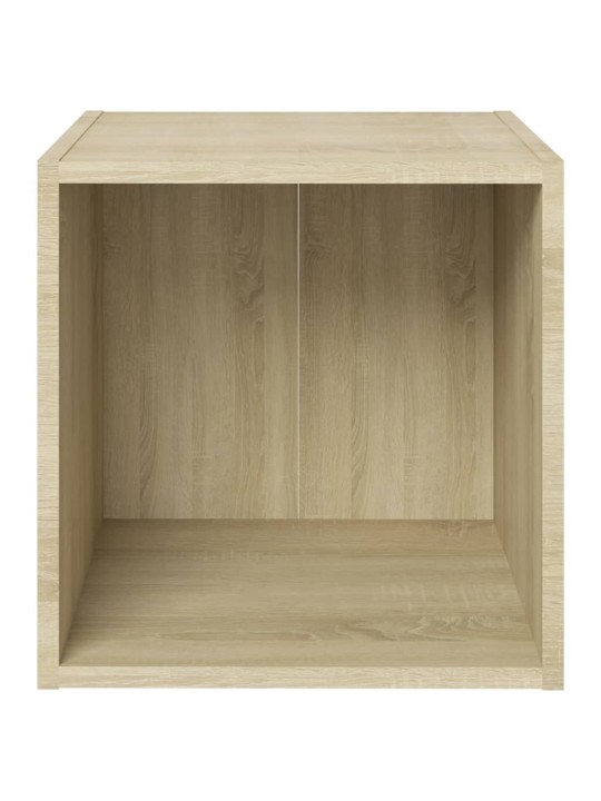 TV stolek dub sonoma 37 x 35 x 37 cm kompozitní dřevo