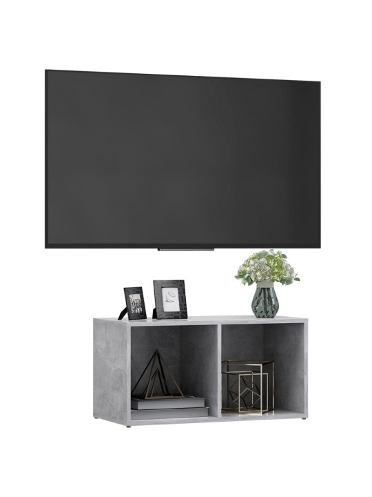 TV stolek betonově šedý 72 x 35 x 36,5 cm kompozitní dřevo