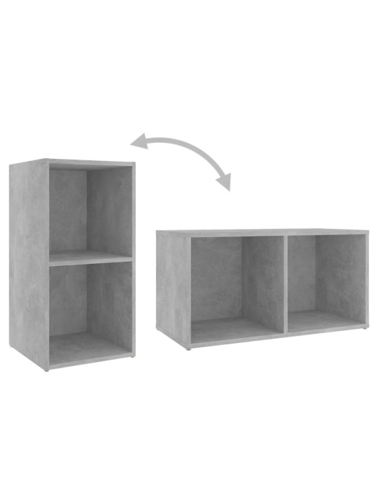 TV stolek betonově šedý 72 x 35 x 36,5 cm kompozitní dřevo